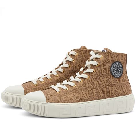 scarpe tennis versace|versace high top sneakers.